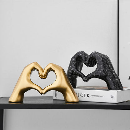 Abstract Hand Love Statue