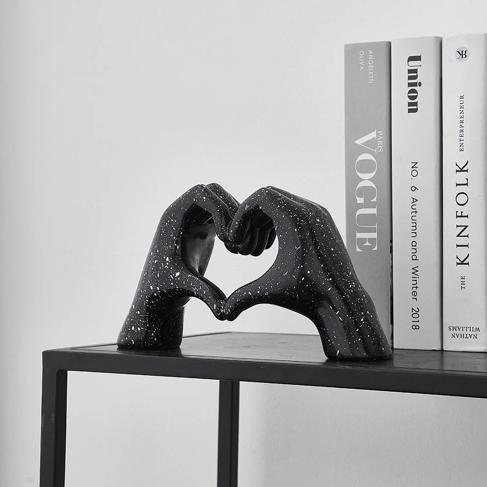 Abstract Hand Love Statue