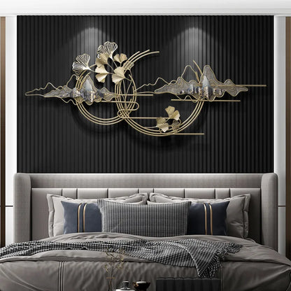 Living Room Luxury Gold Wall Decoration