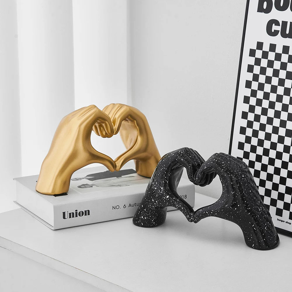 Abstract Hand Love Statue